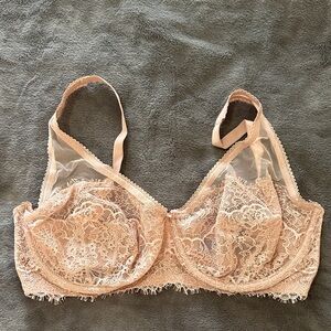 Victoria's Secret Blush Lace Bra